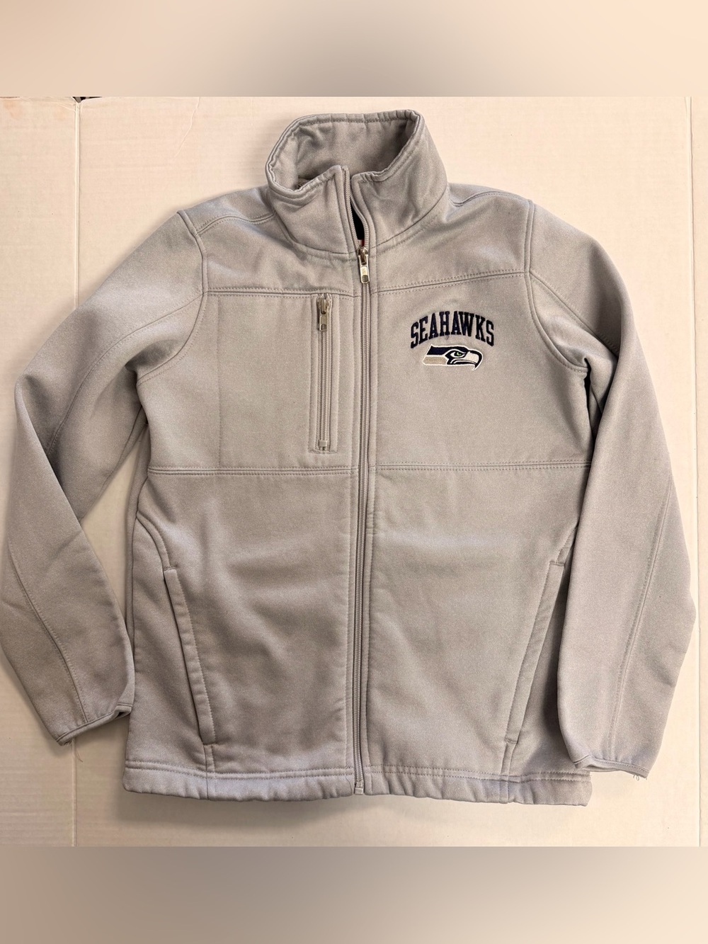 NFL Seattle Seahawks Embroidered Logo Jacket Youth Small 8 Football